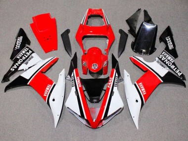 2002-2003 Yamaha YZF 1000 R1 Motorcycle Fairings - White Red Black Yamalube Petronas Canada Websites