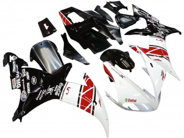 2002-2003 Yamaha YZF 1000 R1 Motorcycle Fairings - White Red Black Castrol Canada Websites