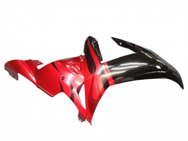 2002-2003 Yamaha YZF 1000 R1 Motorcycle Fairings - Glossy Black Red Flame Canada Websites