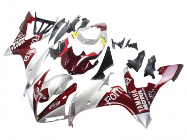 2004-2006 Yamaha YZF 1000 R1 Motorcycle Fairings - Silver Red Fortuna Motul Canada Websites