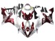 2004-2006 Yamaha YZF 1000 R1 Motorcycle Fairings - Silver Red Fortuna Motul Canada Websites