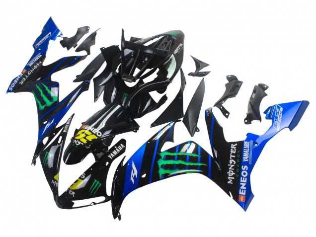 2004-2006 Yamaha YZF 1000 R1 Motorcycle Fairings - Blue Black Yellow Green Monster Yamalube ENEOS 69 Canada Websites