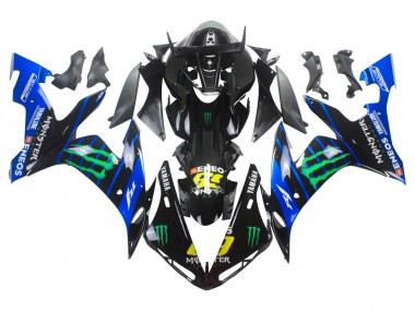 2004-2006 Yamaha YZF 1000 R1 Motorcycle Fairings - Blue Black Yellow Green Monster Yamalube ENEOS 69 Canada Websites