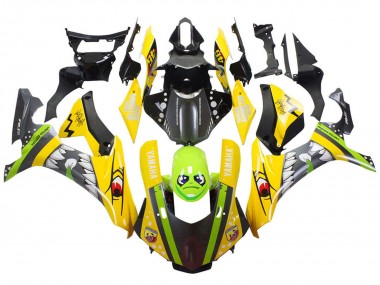 2015-2019 Yamaha YZF 1000 R1 Motorcycle Fairings - Yellow Green Shark Canada Websites