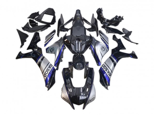 2020-2025 Yamaha YZF 1000 R1 Motorcycle Fairings - Silver Blue Black BKSOD Canada Websites