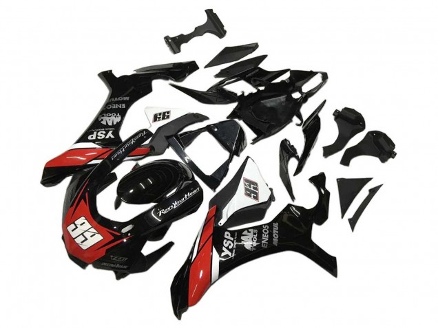 2020-2025 Yamaha YZF 1000 R1 Motorcycle Fairings - Glossy Black White Red YSP ENEOS Motul 99 Canada Websites