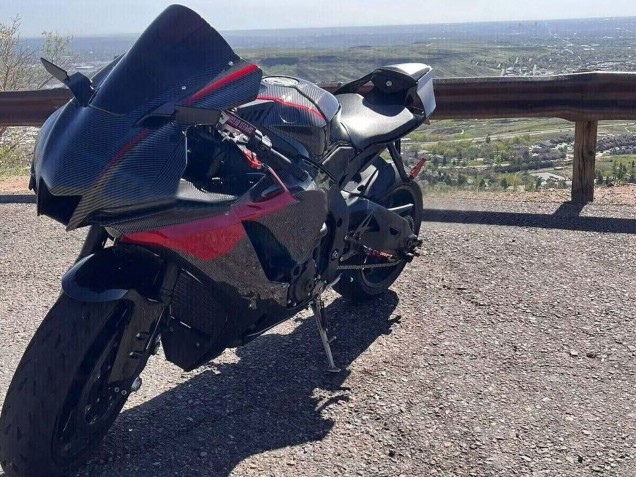2020-2025 Yamaha YZF 1000 R1 Motorcycle Fairings - Black Carbon Fiber Red Canada Websites