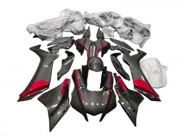 2020-2025 Yamaha YZF 1000 R1 Motorcycle Fairings - Black Carbon Fiber Red Canada Websites