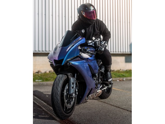 2020-2025 Yamaha YZF 1000 R1 Motorcycle Fairings - Gradient Blue Purple Canada Websites
