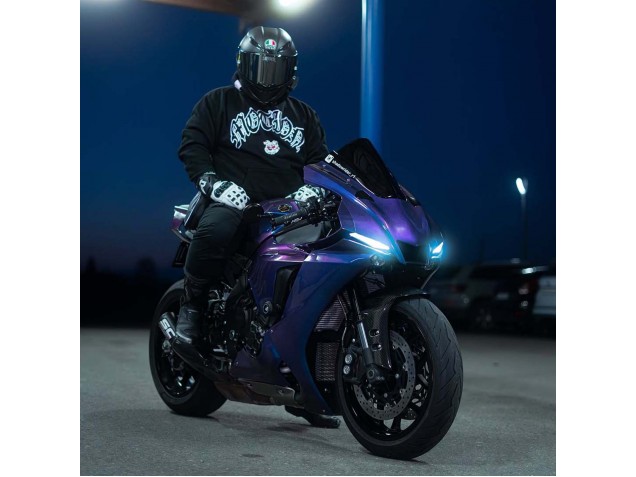 2020-2025 Yamaha YZF 1000 R1 Motorcycle Fairings - Gradient Blue Purple Canada Websites