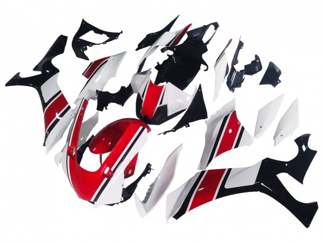 2020-2025 Yamaha YZF 1000 R1 Motorcycle Fairing - White Red Glossy Black Canada Websites