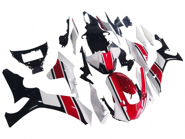 2020-2025 Yamaha YZF 1000 R1 Motorcycle Fairing - White Red Glossy Black Canada Websites