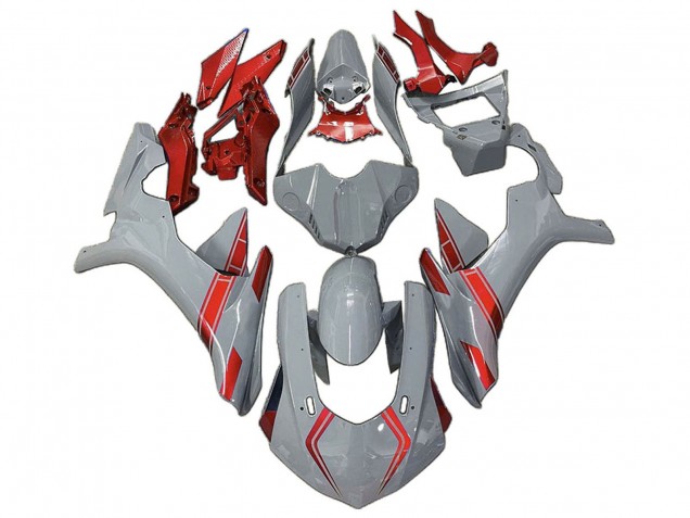 2020-2025 Yamaha YZF 1000 R1 Motorcycle Fairings - Nardo Grey Red Canada Websites