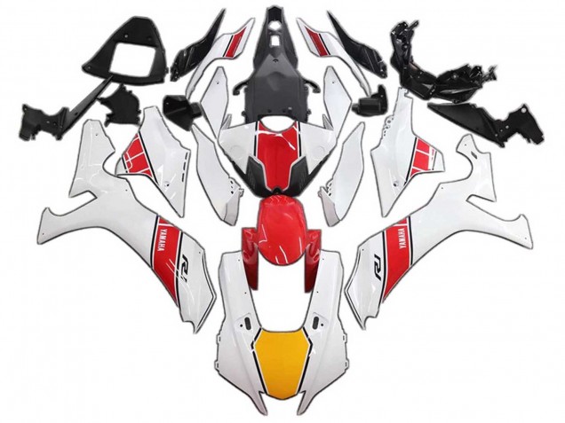 2020-2025 Yamaha YZF 1000 R1 Motorcycle Fairings - White Red Yellow Canada Websites