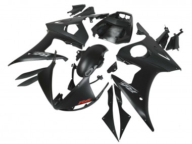 2003-2004 Yamaha YZF R6 Motorcycle Fairings - Matte Black Canada Websites