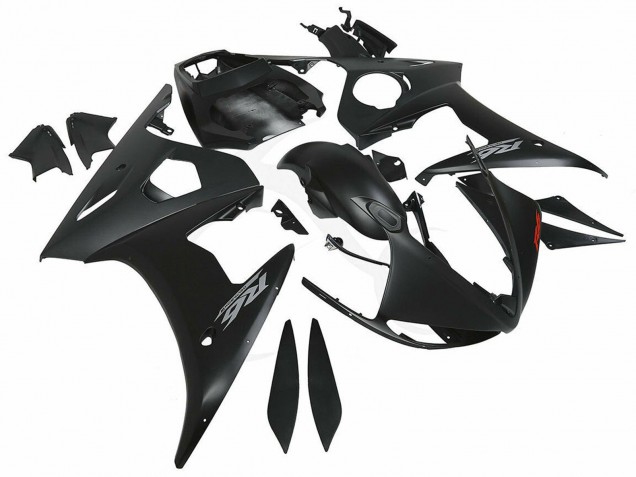 2006-2009 Yamaha YZF R6S Motorcycle Fairings - Matte Black Canada Websites