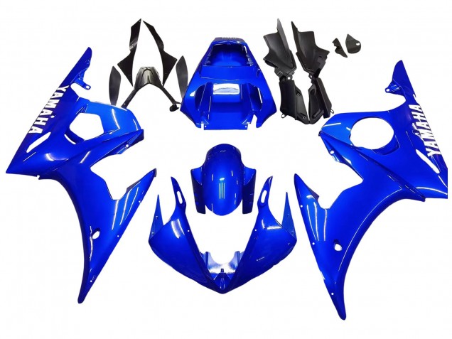 2003-2004 Yamaha YZF R6 Motorcycle Fairing - Blue Canada Websites