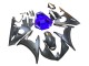 2006-2009 Yamaha YZF R6S Motorcycle Fairings - Blue Matte Black Canada Websites