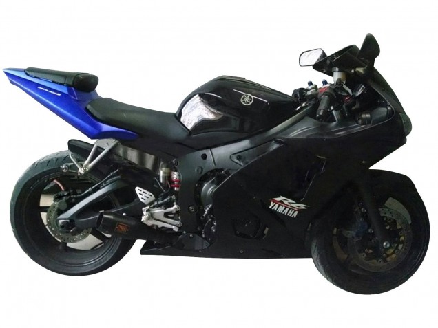 2006-2009 Yamaha YZF R6S Motorcycle Fairings - Blue Matte Black Canada Websites