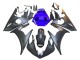 2006-2009 Yamaha YZF R6S Motorcycle Fairings - Blue Matte Black Canada Websites