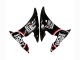 2003-2004 Yamaha YZF R6 Motorcycle Fairings - Glossy Black Red White Lucky Strike Motul Canada Websites