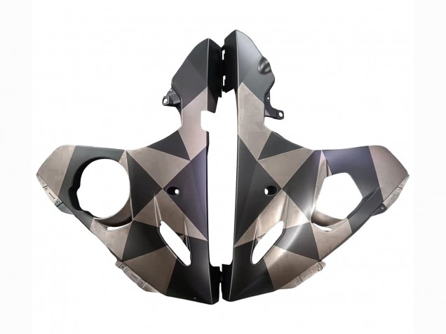 2003-2004 Yamaha YZF R6 Motorcycle Fairings - Grey Matte Black Geometric Canada Websites
