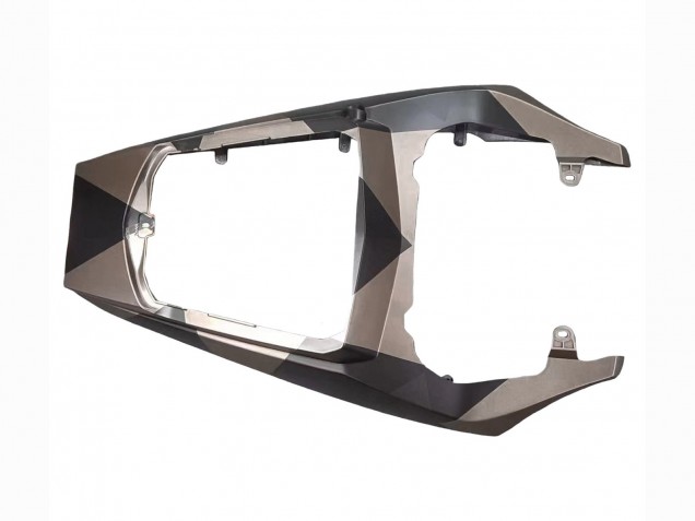 2003-2004 Yamaha YZF R6 Motorcycle Fairings - Grey Matte Black Geometric Canada Websites