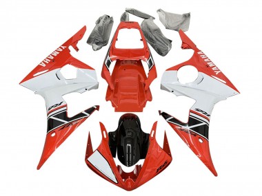 2006-2009 Yamaha YZF R6S Motorcycle Fairings - Red White Black Canada Websites