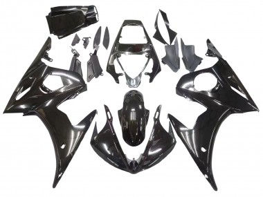 2003-2004 Yamaha YZF R6 Motorcycle Fairings - Glossy Black Canada Websites