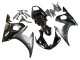 2006-2009 Yamaha YZF R6S Motorcycle Fairings - Glossy Black Matte Black Gold Chameleon Canada Websites