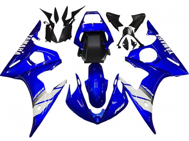 2005 Yamaha YZF 600 R6 Motorcycle Fairing - Blue White Canada Websites
