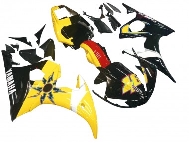 2005 Yamaha YZF 600 R6 Motorcycle Fairings - Black Yellow Red 46 Canada Websites