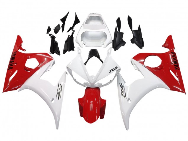 2005 Yamaha YZF 600 R6 Motorcycle Fairings - White Red Canada Websites