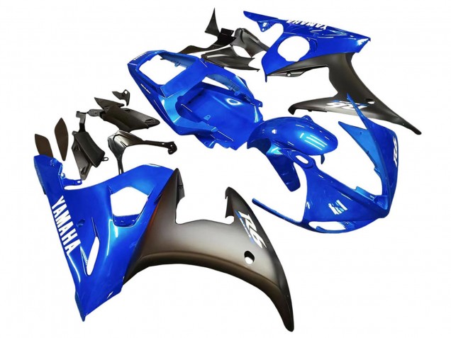 2005 Yamaha YZF 600 R6 Motorcycle Fairings - Blue Matte Black Canada Websites