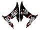2005 Yamaha YZF 600 R6 Motorcycle Fairings - Glossy Black White Lucky Strike Motul Canada Websites