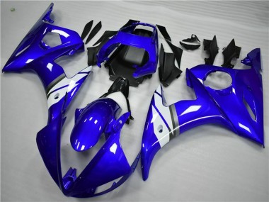 2005 Yamaha YZF 600 R6 Motorcycle Fairings - Blue White Canada Websites
