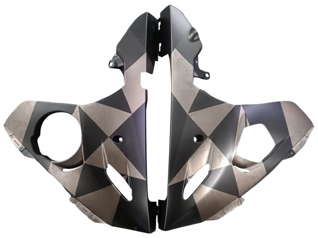 2005 Yamaha YZF 600 R6 Motorcycle Fairings - Matte Black Grey Geometric Canada Websites