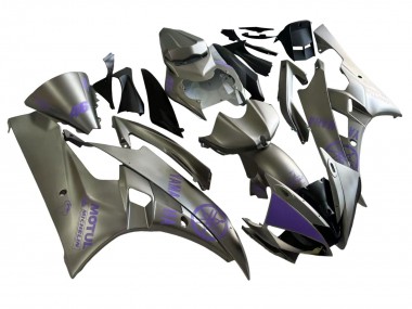 2006-2007 Yamaha YZF 600 R6 Motorcycle Fairings - Grey Purple Motul Canada Websites