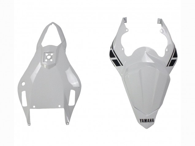 2006-2007 Yamaha YZF 600 R6 Motorcycle Fairings - White Glossy Black Motul Michelin Canada Websites