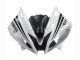 2006-2007 Yamaha YZF 600 R6 Motorcycle Fairings - White Glossy Black Motul Michelin Canada Websites
