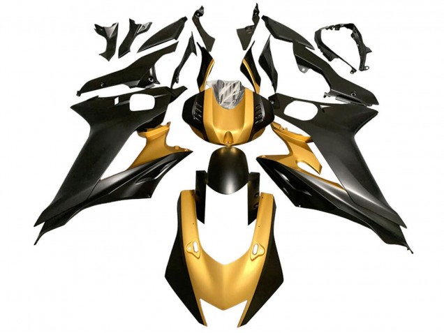 2017-2023 Yamaha YZF 600 R6 Motorcycle Fairings - Gold Matte Black Canada Websites