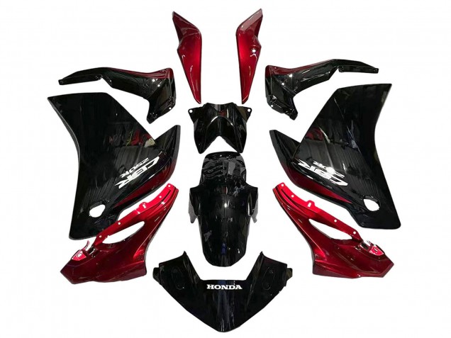 2011-2015 Honda CBR250RR Motorcycle Fairings - Glossy Black Red Canada Websites