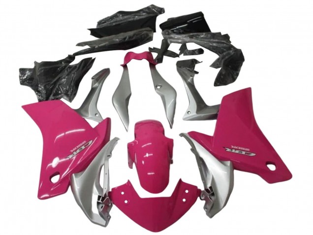 2011-2015 Honda CBR250RR Motorcycle Fairing Kits - Silver Pink Canada Websites