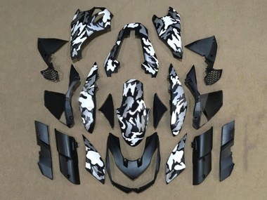 2010-2013 Kawasaki Z1000 Motorcycle Fairings - Black White Camouflage Canada Websites