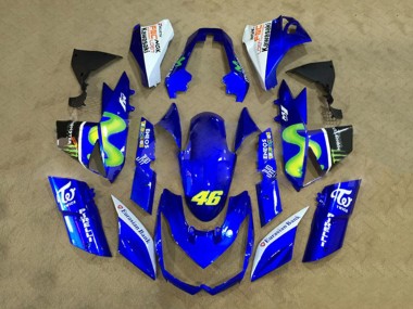 2010-2013 Kawasaki Z1000 Motorcycle Fairings - White Blue Yellow Monster Canada Websites