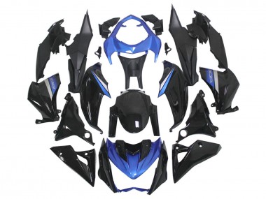 2014-2019 Kawasaki Z1000 Motorcycle Fairings - Blue Glossy Black Canada Websites