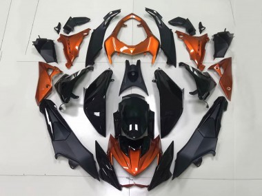 2014-2019 Kawasaki Z1000 Motorcycle Fairings - Orange Glossy Black Matte Black Canada Websites
