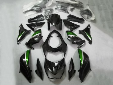 2013-2018 Kawasaki Z800 Motorcycle Fairings - Glossy Black Green Silver Canada Websites