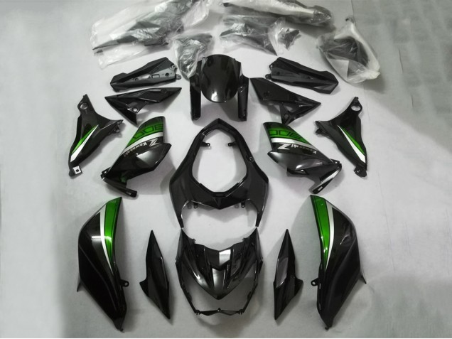 2013-2018 Kawasaki Z800 Motorcycle Fairings - Glossy Black Green Silver Canada Websites