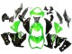 2013-2018 Kawasaki Z800 Motorcycle Fairings - Green Glossy Black Canada Websites
